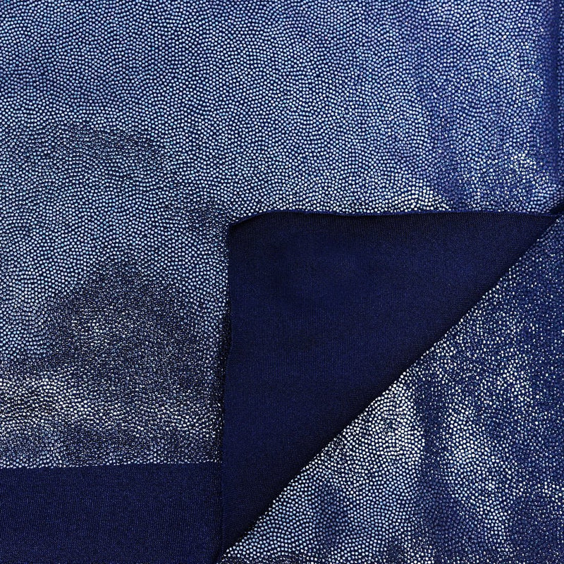 Mystique Foiled Spandex Fabric | Blue Moon Fabrics