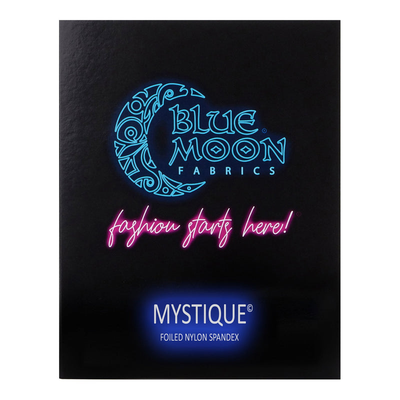 Mystique Foiled Spandex Color Card | Blue Moon Fabrics