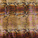 Mamba Foil Printed Spandex Fabrics | Blue Moon Fabrics
