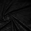 Marble Foil Printed Nylon Spandex Superflex Fabric | Blue Moon Fabrics