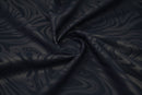 Marble Foil Printed Nylon Spandex Superflex Fabric | Blue Moon Fabrics