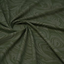 Marble Foil Printed Nylon Spandex Superflex Fabric | Blue Moon Fabrics