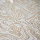 Marble Foil Printed Nylon Spandex Superflex Fabric | Blue Moon Fabrics