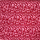 Pink Mini Hibiscus Flowers Traditional Polynesian Tattoo Polyester Fabric