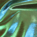 Mystique Foiled Spandex Fabric | Blue Moon Fabrics