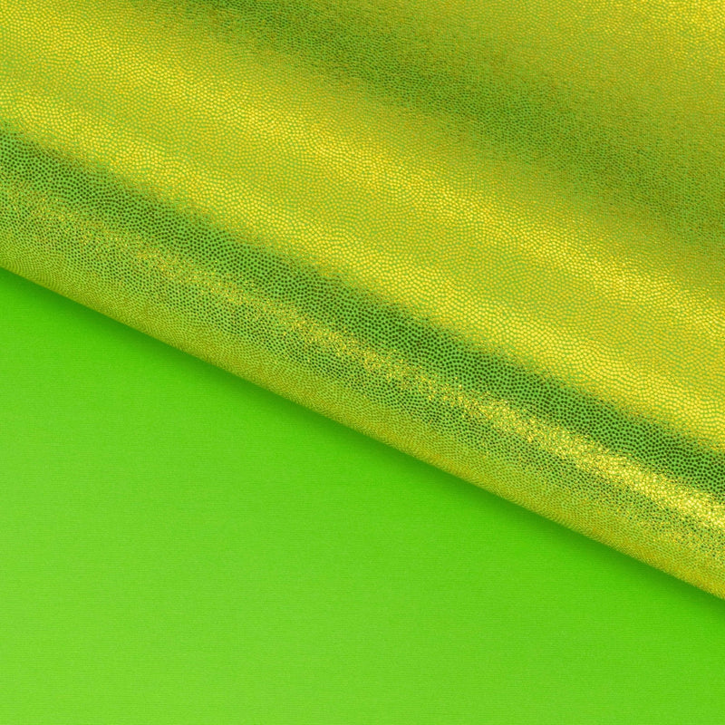 Mystique Foiled Spandex Fabric | Blue Moon Fabrics