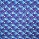 Net on Waves Printed Spandex | Blue Moon Fabrics