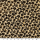 Cream Leopard Printed Spandex | Blue Moon Fabrics
