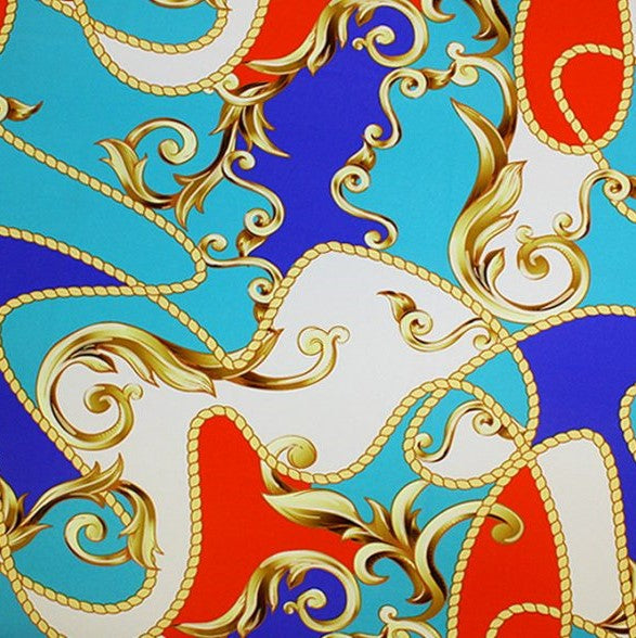 Carousel  Printed Spandex | Blue Moon Fabrics