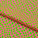 Lava Lamp Dots Printed Spandex Fabric | Blue Moon Fabrics