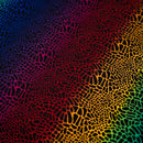 Multicolor Safari Spots Printed Spandex Fabric | Blue Moon Fabrics