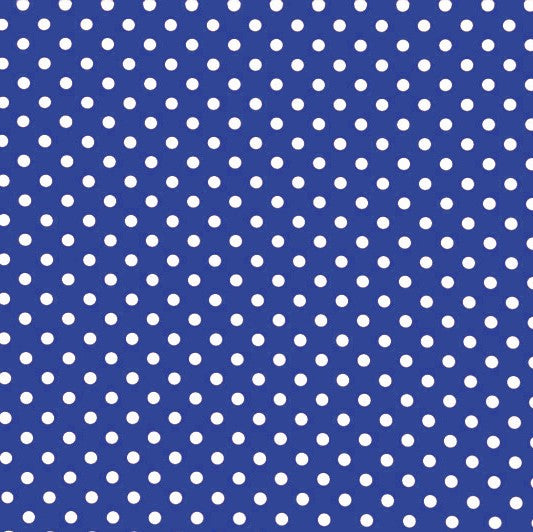 Polka Dot 1/4" Printed Spandex | Blue Moon Fabrics