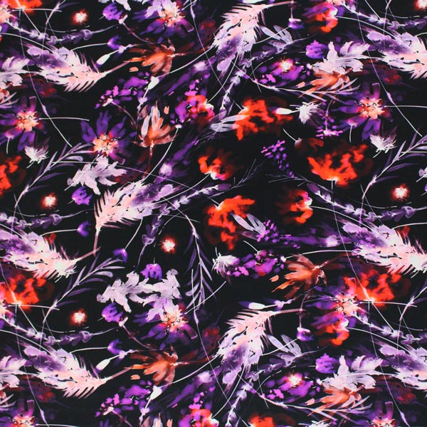 Fire And Ice Printed Spandex | Blue Moon Fabrics