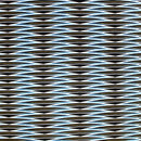 Weaving Arches Blue White Printed Spandex