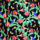 Hummingbirds and Cacti Printed Spandex | Blue Moon Fabrics