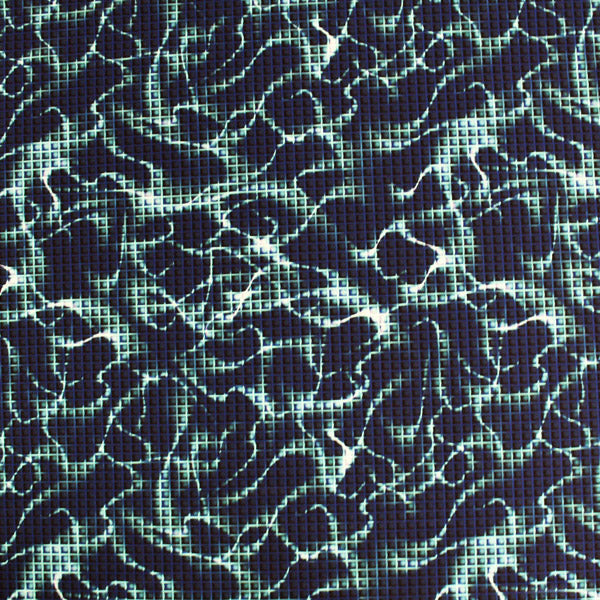 Digital Wave Lightning Printed Spandex | Blue Moon Fabrics