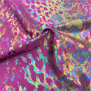 Naga Foil Printed Spandex Fabric | Blue Moon Fabrics