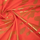 Nugi Foil Printed Spandex Fabric | Blue Moon Fabrics