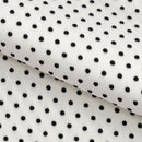 Polka Dot Flocked Stretch Mesh Fabric | Blue Moon Fabrics