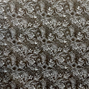 Black Polynesian Tribal Print Fabric