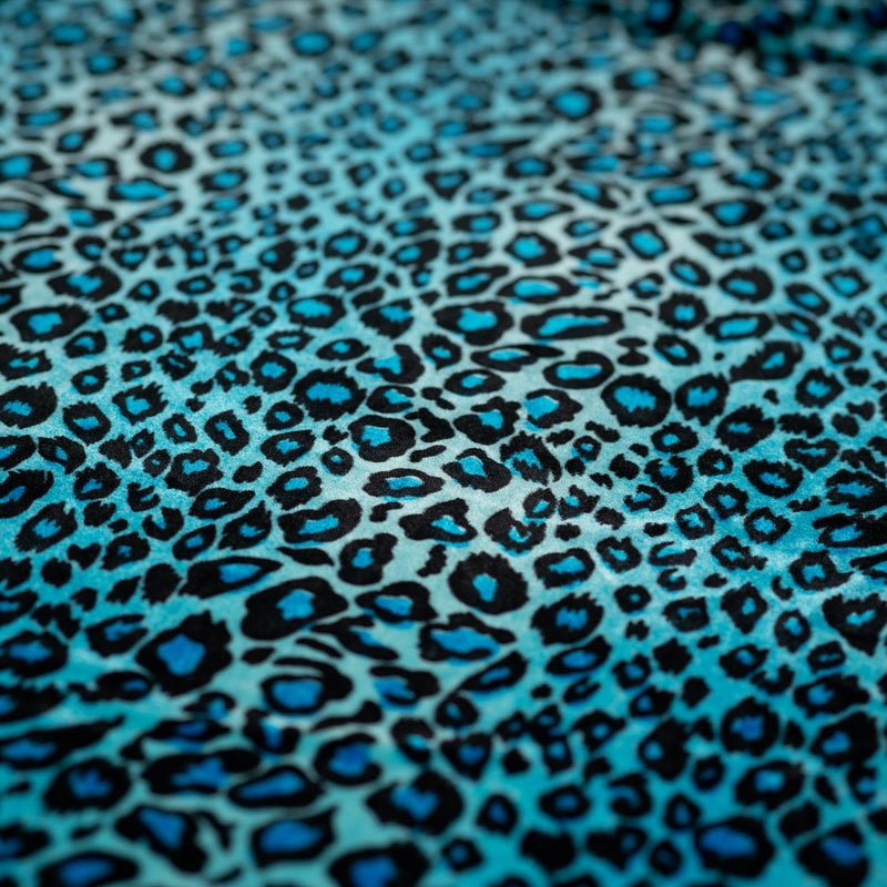 Pug Leopard Primo Stretch Velvet Fabric | Blue Moon Fabrics