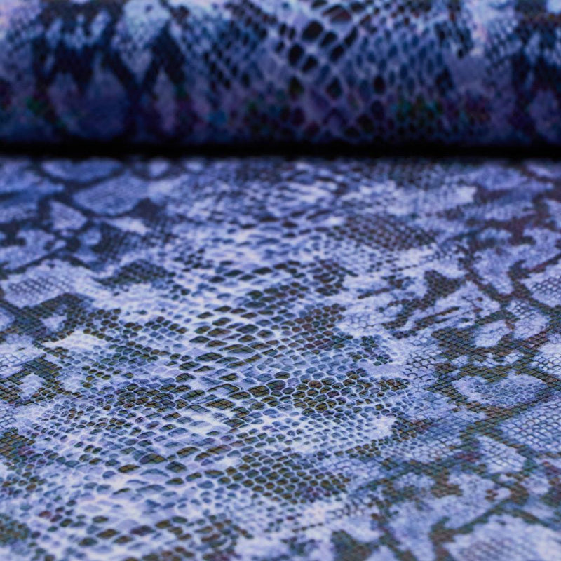 Rattlesnake Foil Printed Spandex | Blue Moon Fabrics