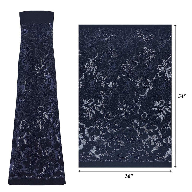 Renaissance Stretch Mesh Sequin | Blue Moon Fabrics