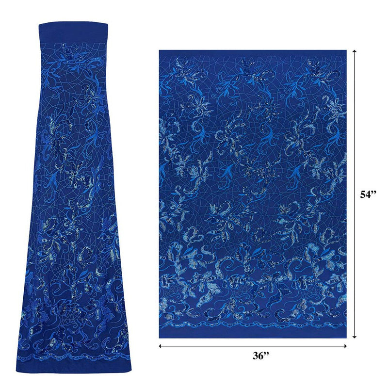 Renaissance Stretch Mesh Sequin | Blue Moon Fabrics