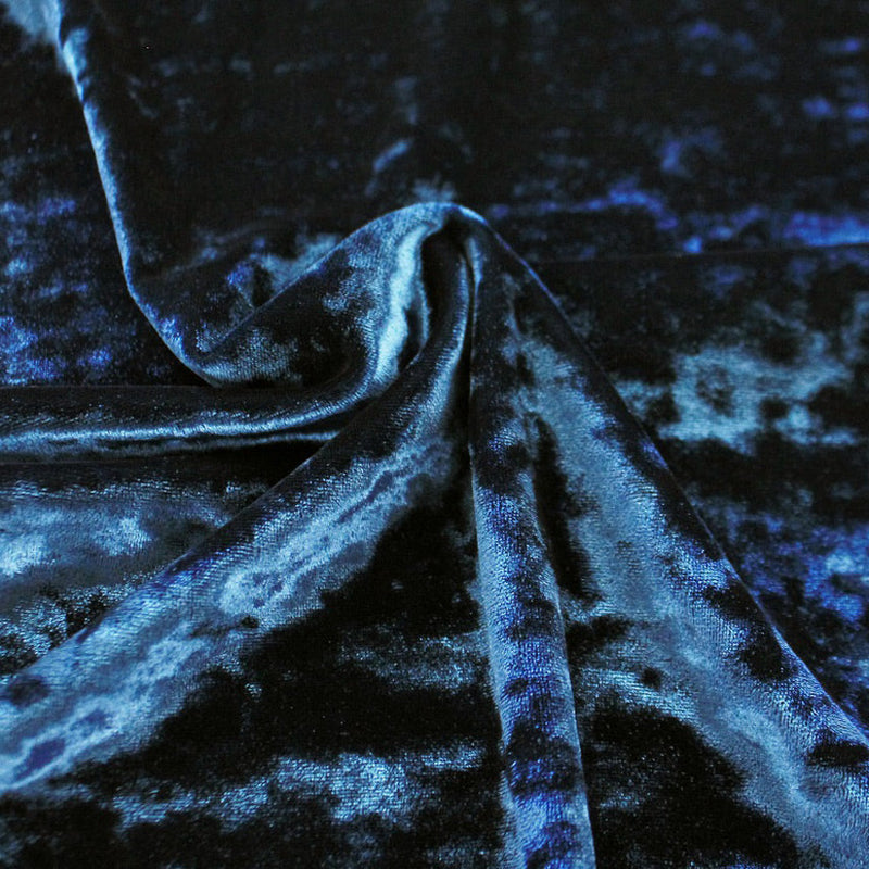 Revival Crushed Stretch Velvet Fabric | Blue Moon Fabrics