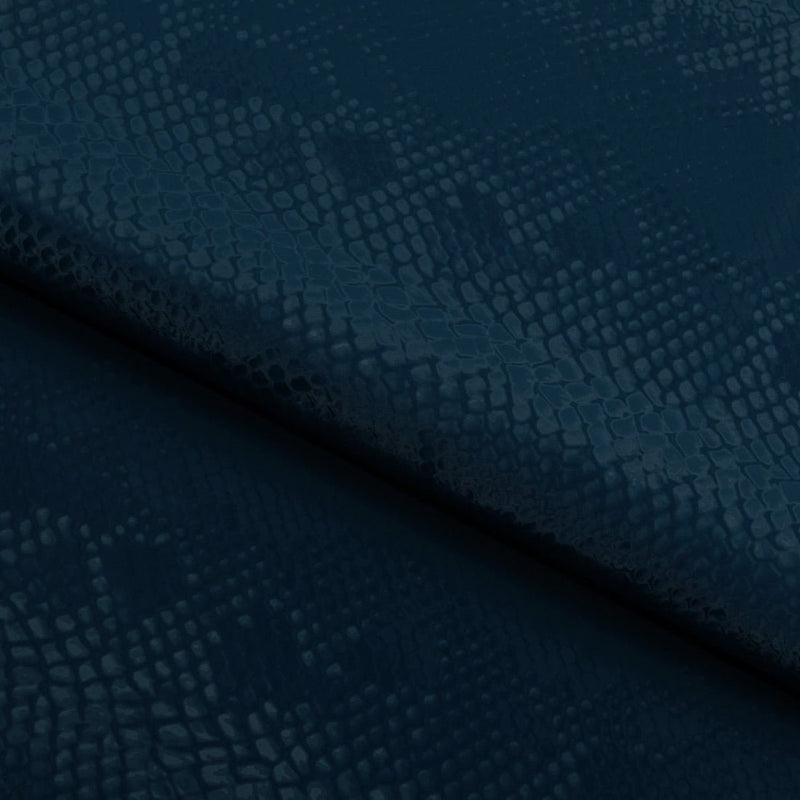 Serpent Polyester spandex Slick Vinyl Fabric | Blue Moon Fabrics