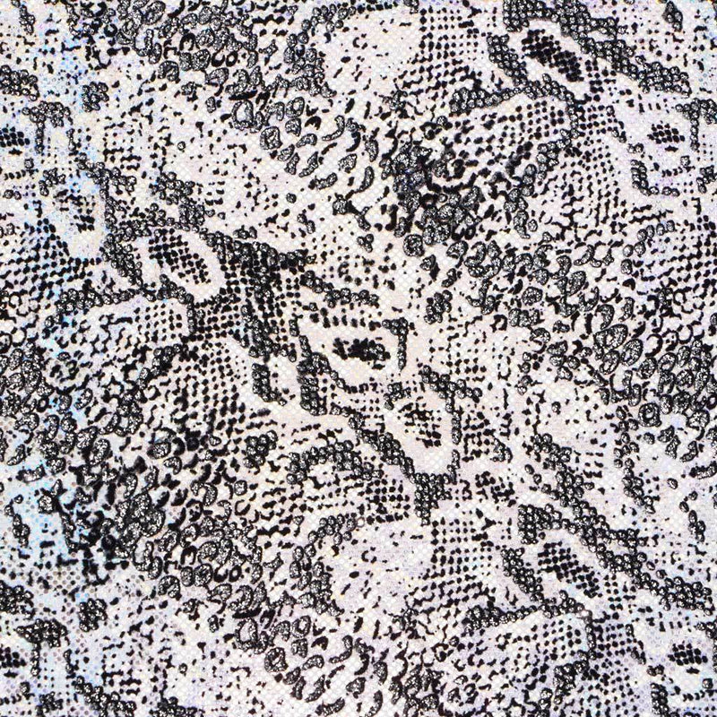 Shakira Shattered Glass Foiled Spandex | Blue Moon Fabrics