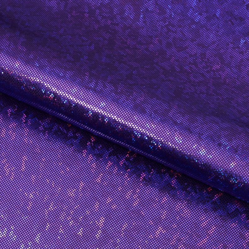 Shattered Glass Foiled Spandex Fabric | Blue Moon Fabrics