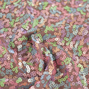 Sherbert Embroidered Sequin | Blue Moon Fabrics