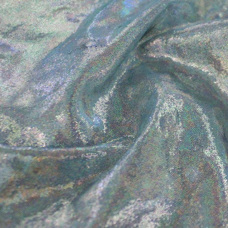 Shimmer Foiled Stretch Velvet | Blue Moon Fabrics