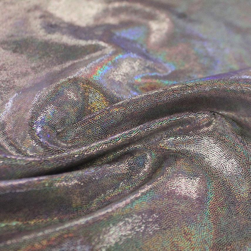 Shimmer Foiled Stretch Velvet | Blue Moon Fabrics