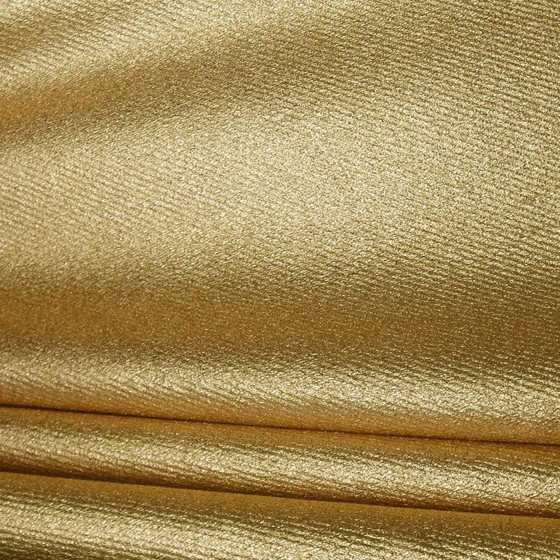 Sleek Foiled Stretch Twill | Blue Moon Fabrics