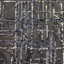 Thin Plaid Stretch Mesh Sequin Fabric | Blue Moon Fabrics