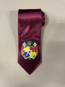 Burgundy colored Tonga Seal Tie