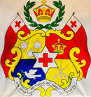 2nd image of White Tongan Seal Fabric