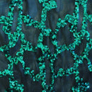 Toni Stretch Mesh Sequin Fabric | Blue Moon Fabrics