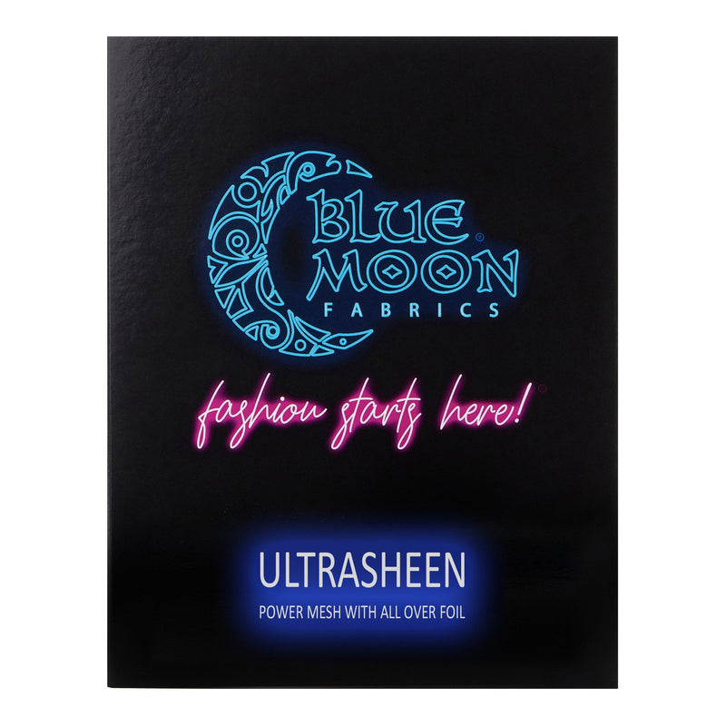 Ultrasheen Foiled Power Mesh Color Card | Blue Moon Fabrics