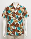 Tropical Aloha Breeze Cotton Fabric Shirt | Islands Fabric