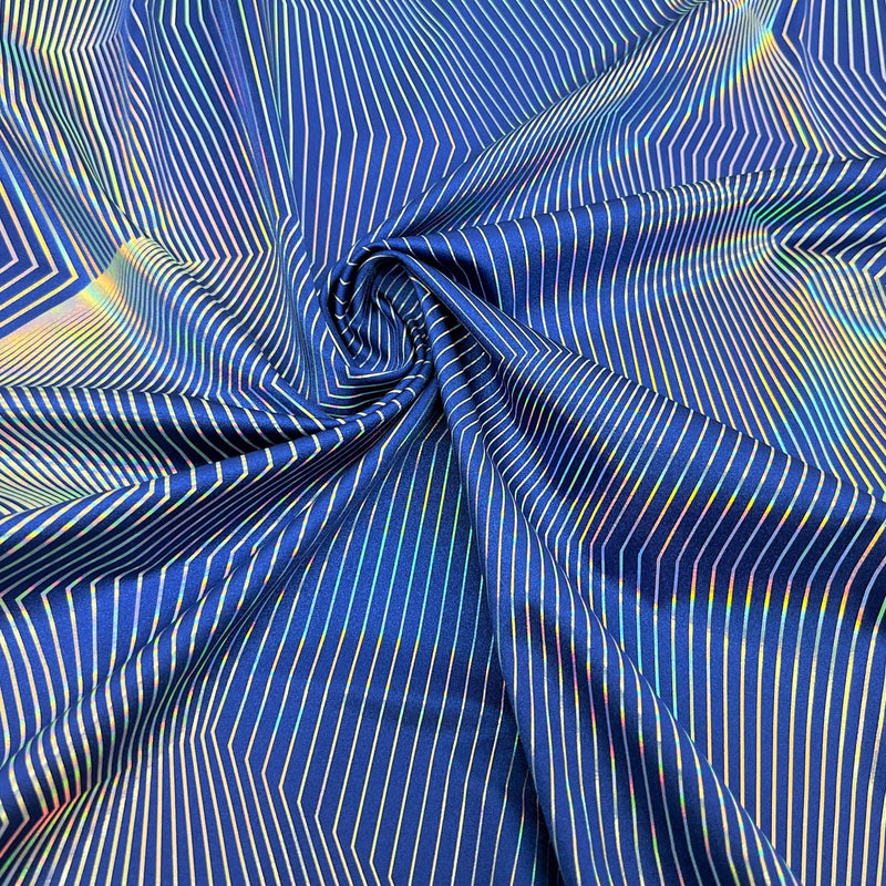 Vision Holographic Spandex Fabric | Blue Moon Fabrics