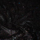 Vivian Glitter Printed Stretch Velvet Fabric | Blue Moon Fabrics