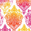 Warm Damask Wallpaper