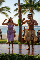 Taualuga performer wearing the Ula Nifo in a ceremony. 
