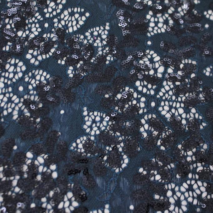 Wisteria Stretch Lace Sequin | Blue Moon Fabrics