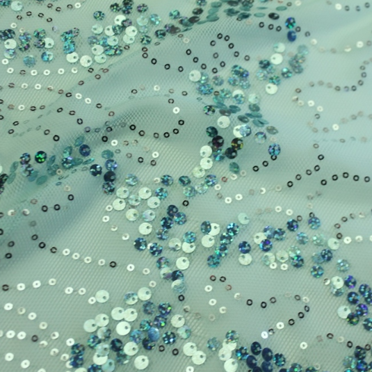 Avant Garde Stretch Mesh Sequin | Blue Moon Fabrics