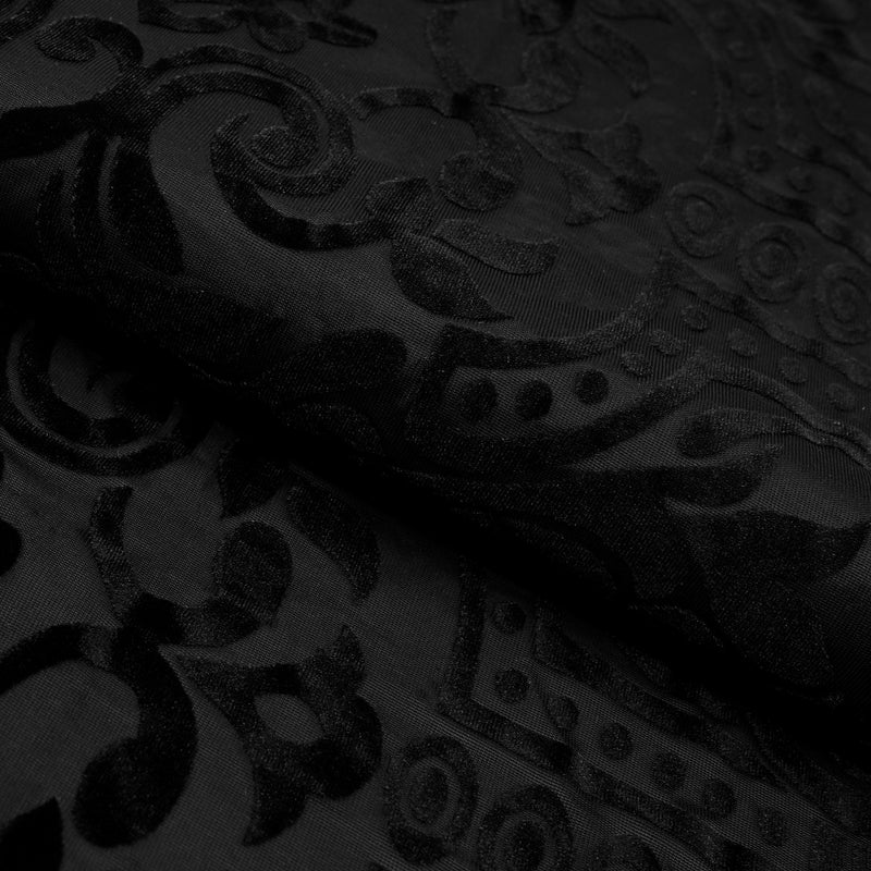Ice Burnout Stretch Velvet Fabric | Blue Moon Fabrics