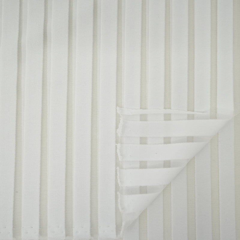 Striped Stretch Mesh Fabric | Blue Moon Fabrics